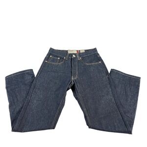 PJ Mark Mens Straight Leg Jeans Dark Wash Indigo Denim 30x30 Style 41850